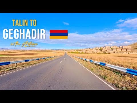 Driving in Armenia 🇦🇲 from Talin to Geghadir in October 2025 | Scenic Villages & Mountain Roads